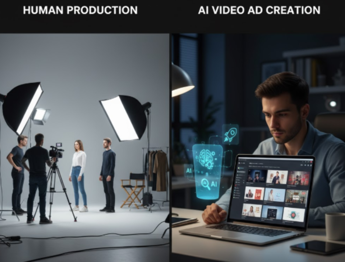 AI vs Human Video Production for Video Ads: Which One Should You Choose?